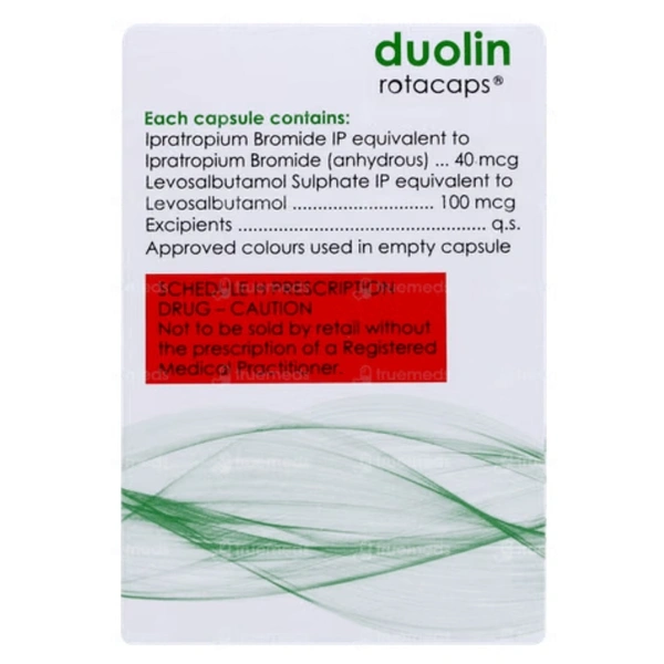 Rx DUOLIN ROTACAPS -60 CAPSULES - 60 CAPSULES