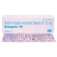 Rx ECOSPRIN 75-1X14 TABLETS - 1X14 TABLETS