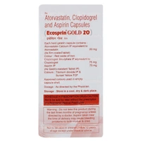 Rx ECOSPRIN GOLD 20-1X15 CAPSULES - 1X15 CAPSULES