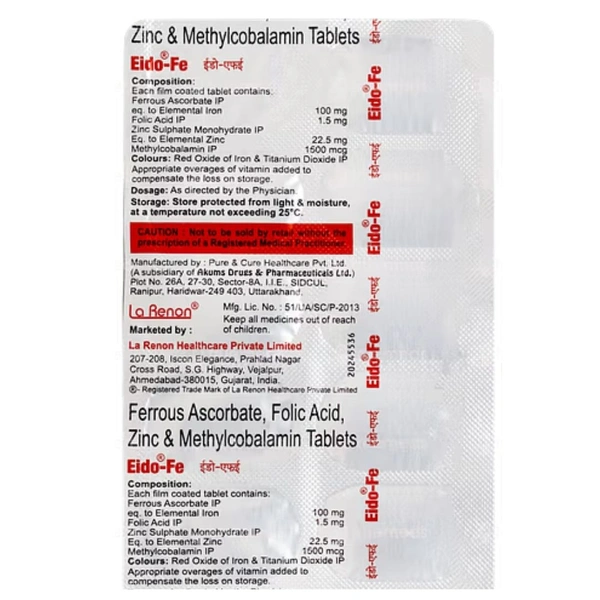 Rx EIDO FE-1X10 TABLETS - 1X10 TABLETS