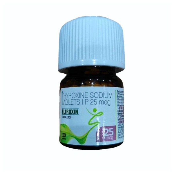 Rx ELTROXIN 25MCG-120 TABLETS - 120 TABLETS