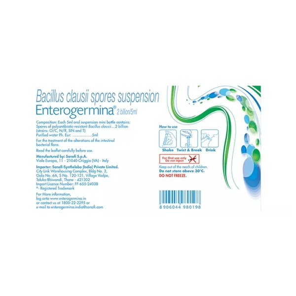 Rx ENTEROGERMINA RESPULES-1X10 RESPULES - 1X10 RESPULES