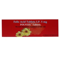 Rx FOLVITE-1X45 TABLETS - 1X45 TABLETS