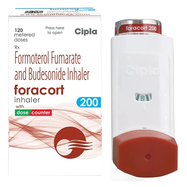 Rx FORACORT 200 INHALER -120 METERED DOSES - 120 METERED DOSES