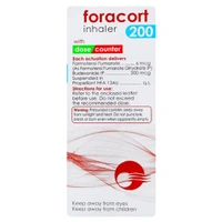 Rx FORACORT 200 INHALER -120 METERED DOSES - 120 METERED DOSES
