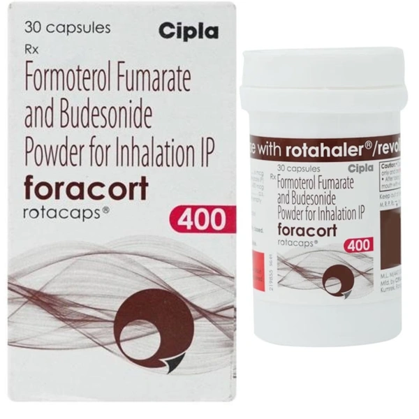 Rx FORACORT 400 ROTACAPS - 30 CAPSULES - 30 CAPSULES