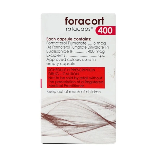Rx FORACORT 400 ROTACAPS - 30 CAPSULES - 30 CAPSULES