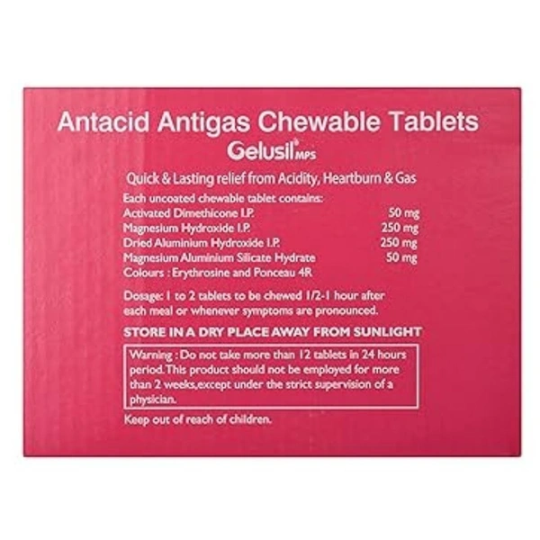 Rx GELUSIL-1X15 TABLETS - 1X15 TABLETS