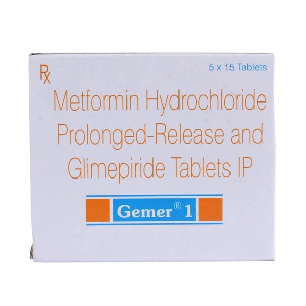 Rx GEMER 1-1X15 TABLETS - 1X15 TABLETS