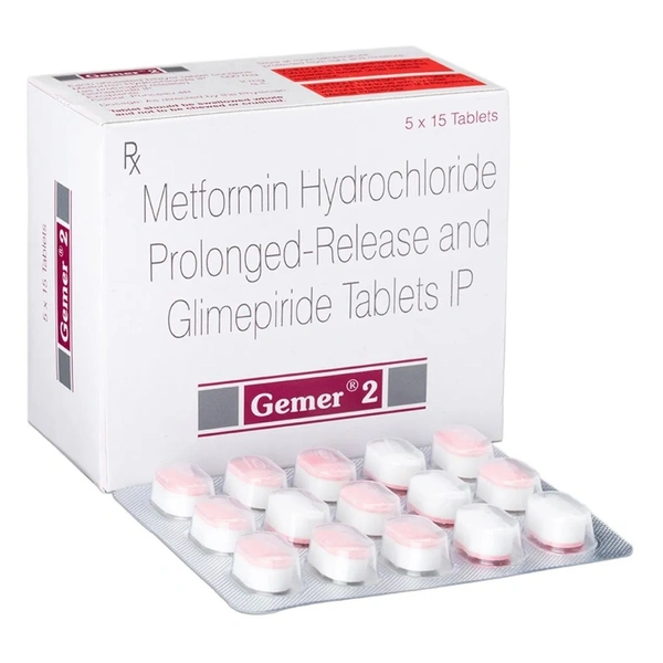 Rx GEMER 2-1X15 TABLETS - 1X15 TABLETS
