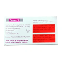 Rx GEMER 2-1X15 TABLETS - 1X15 TABLETS
