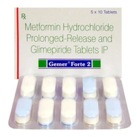 Rx GEMER FORTE 2-1X10 TABLETS - 1X10 TABLETS