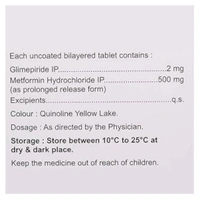 Rx GLIMISAVE M2-1X15 TABLETS - 1X15 TABLETS