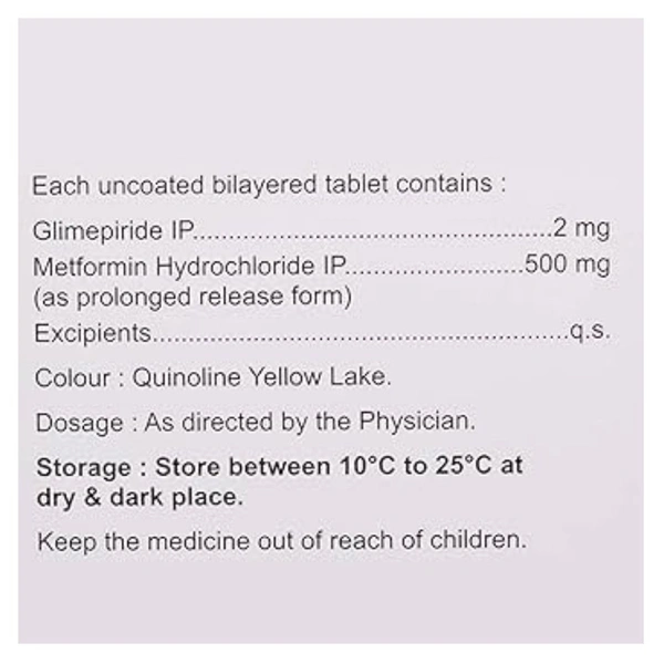 Rx GLIMISAVE M2-1X15 TABLETS - 1X15 TABLETS