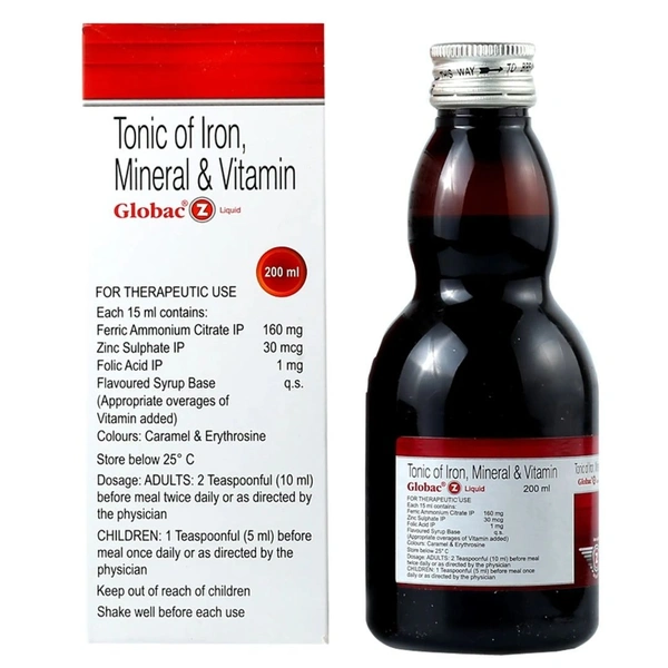 Rx GLOBAC Z SYRUP 200ML - 200ML