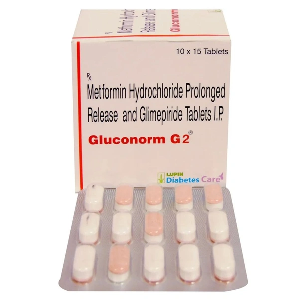 Rx GLUCONORM G2-1X15 TABLETS - 1X15 TABLETS