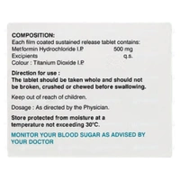 Rx GLUCONORM SR 500-1X15 TABLETS - 1X15 TABLETS