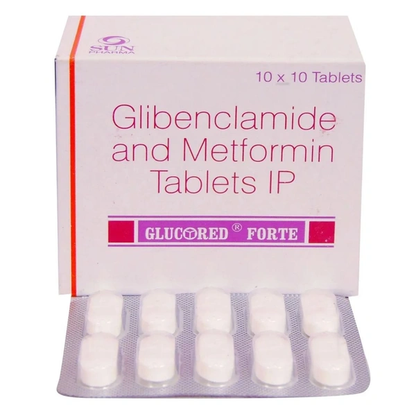 Rx GLUCORED FORTE-1X10 TABLETS - 1X10 TABLETS