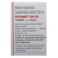 Rx GLYCOMET 850SR-1X10 TABLETS - 1X10 TABLETS