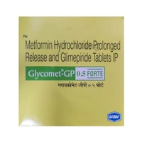 Rx GLYCOMET GP 0.5 FORTE-1X10 TABLETS - 1X10 TABLETS