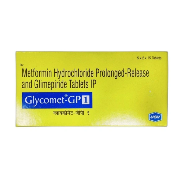 Rx GLYCOMET GP 1-1X15 TABLETS - 1X15 TABLETS