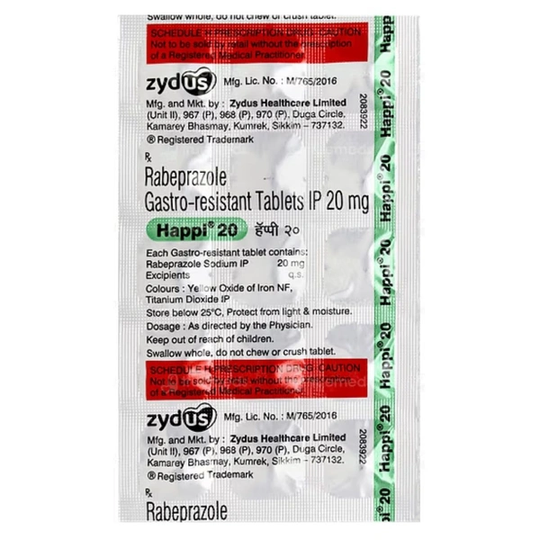 Rx HAPPI 20-1X15 TABLETS - 1X15 TABLETS