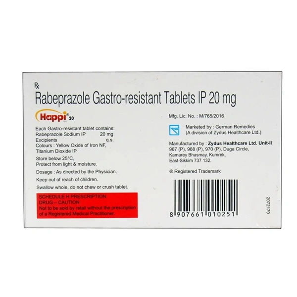 Rx HAPPI 20-1X15 TABLETS - 1X15 TABLETS