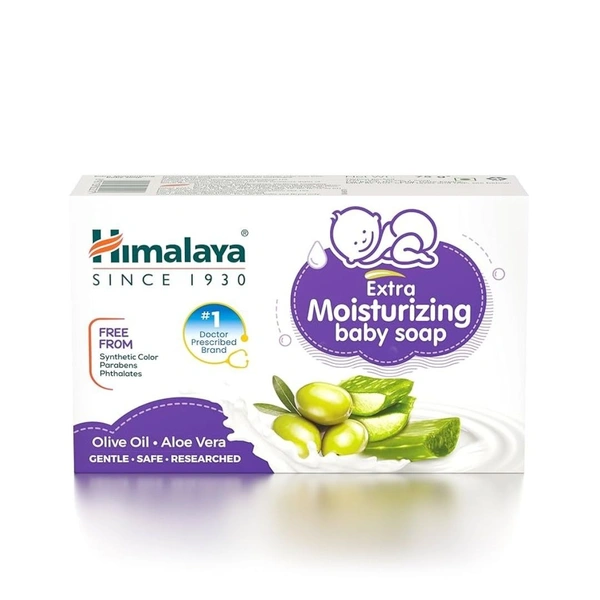 Rx HIMALAYA EXTRA MOISTURIZING BABY SOAP-75GMS - 75GMS