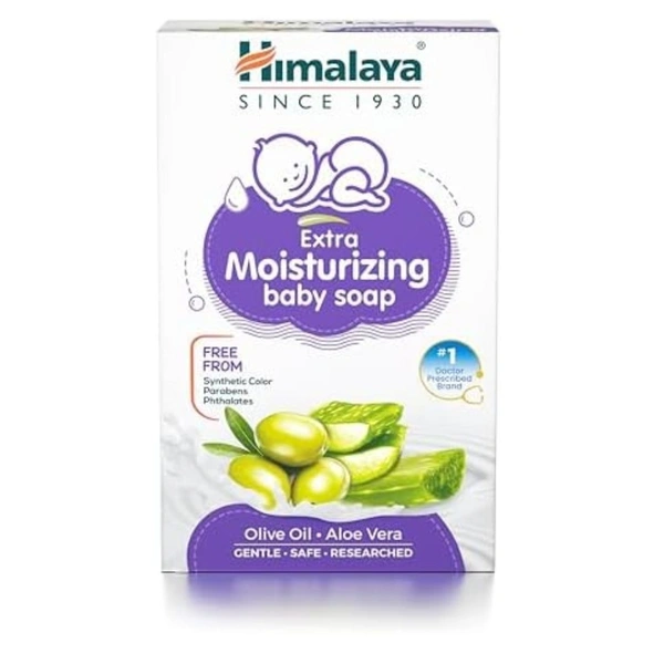 HIMALAYA EXTRA MOISTURIZING BABY SOAP - 75 GMS