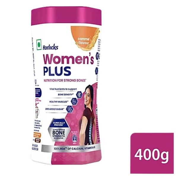 HORLICK'S WOMEN'S PLUS -CARAMEL FALVOUR - 400GMS