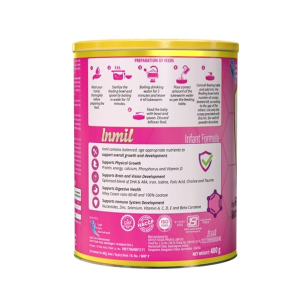 Rx INMIL STAGE 2 (JAR) 400GMS - 400 GMS