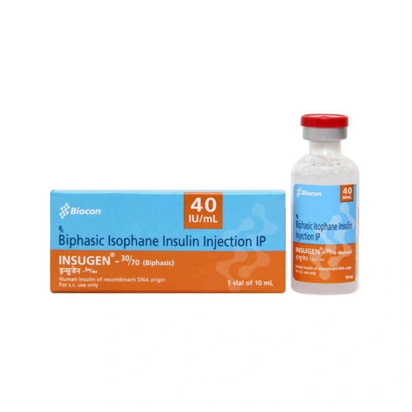 Rx INSUGEN 30/70 -40 IU/ML (10ML) - 10ML