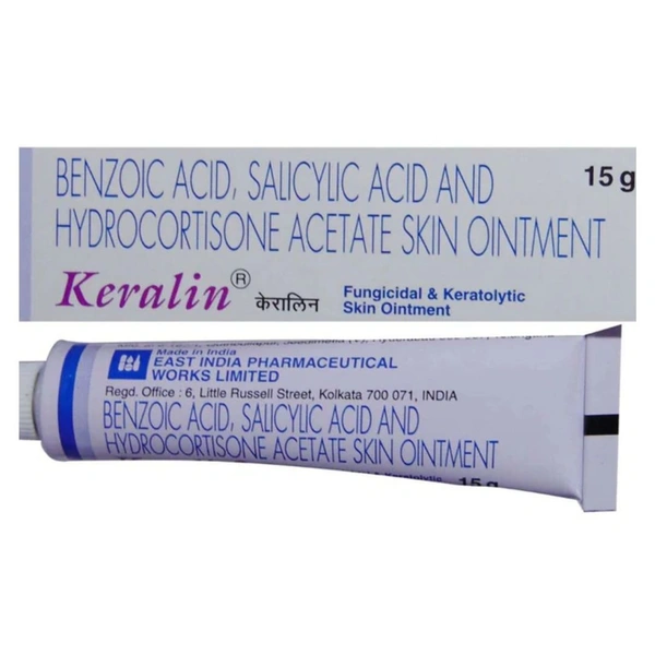 Rx KERALIN FUNGICIDAL & KERATOLYTIC SKIN OINTMENT 15GMS - 15GMS