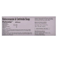 Rx KETOSTAR MEDICATED ANTIBACTERIAL AND ANTIFUNGAL SOAP-50GMS - 50GMS