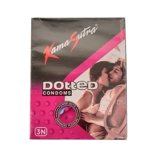 Rx KAMASUTRA DOTTED CONDOMS-3PCS - 3 PCS