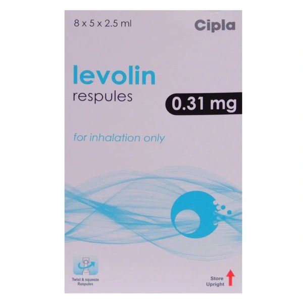 Rx LEVOLIN 0.31MG RESPULES - 6X2.5ML - 6X2.5ML