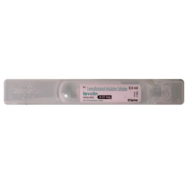 Rx LEVOLIN 0.31MG RESPULES - 6X2.5ML - 6X2.5ML
