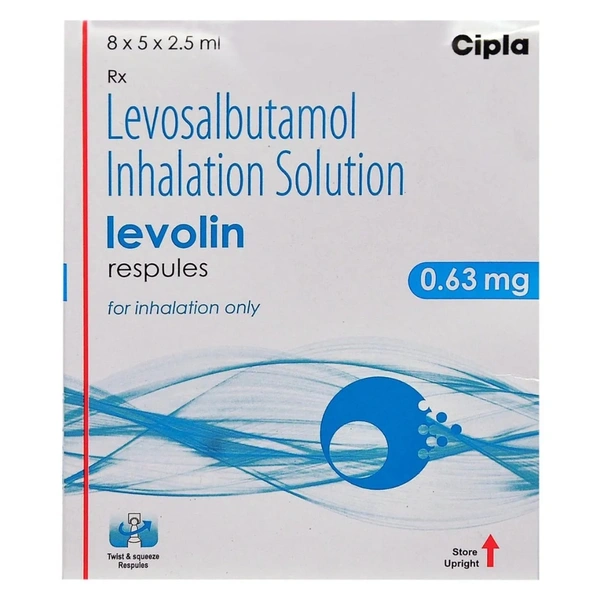 Rx LEVOLIN 0.63MG RESPULES - 6X2.5ML - 6X2.5ML