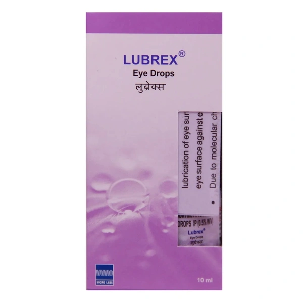 Rx LUBREX EYE DROPS -10ML - 10ML