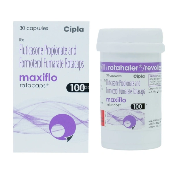 Rx MAXIFLO 100 ROTACAPS - 30 CAPSULES  - 30 CAPSULES