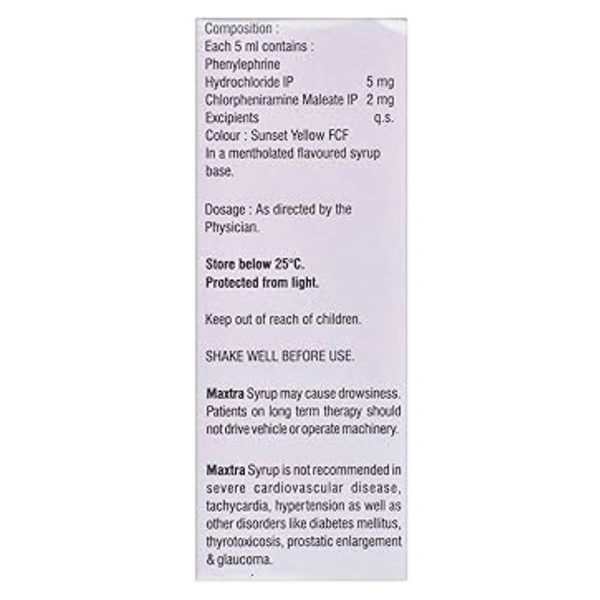 Rx MAXTRA SYRUP-60ML - 60ML
