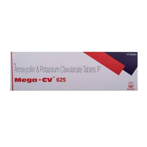 Rx MEGA CV 625-1X10 TABLETS - 1X10 TABLETS