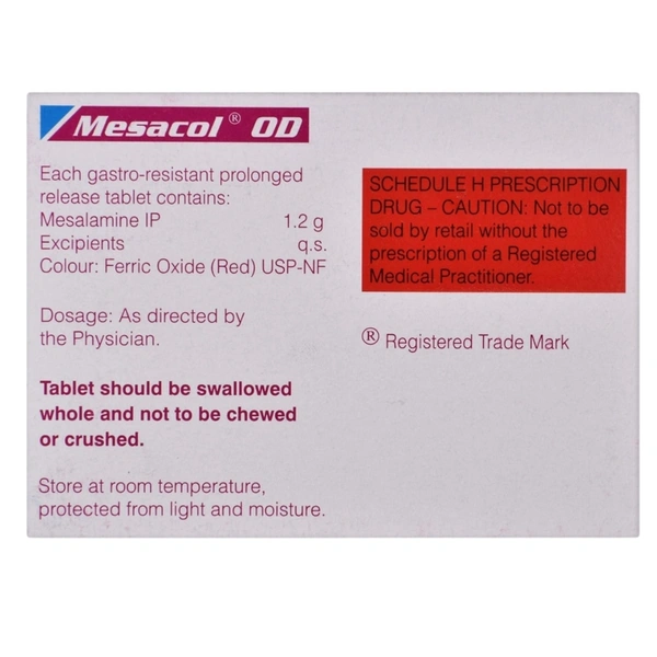 Rx MESACOL OD-1X15 TABLETS - 1X15 TABLETS