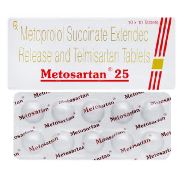 Rx METOSARTAN 25-1X10 TABLETS - 1X10 TABLETS