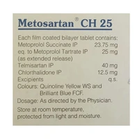 Rx METOSARTAN CH 25-1X10 TABLETS - 1X10 TABLETS