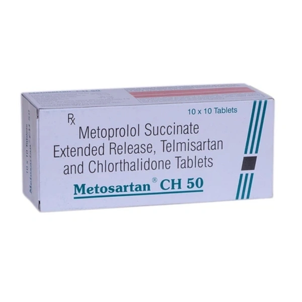 Rx METOSARTAN CH 50 - 1X10 TABLETS - 1X10 TABLETS