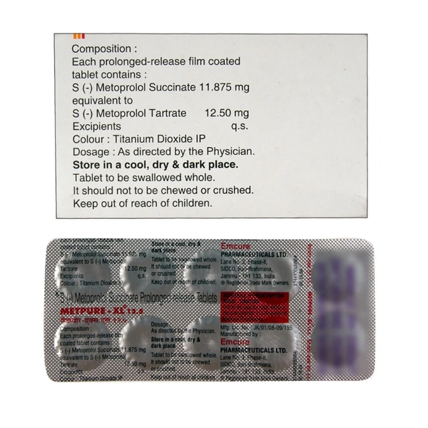 Rx METPURE XL 12.5-1X10 TABLETS - 1X10 TABLETS