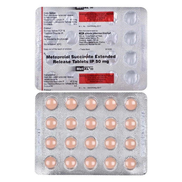 Rx MET XL 50-1X20 TABLETS - 1X20 TABLETS