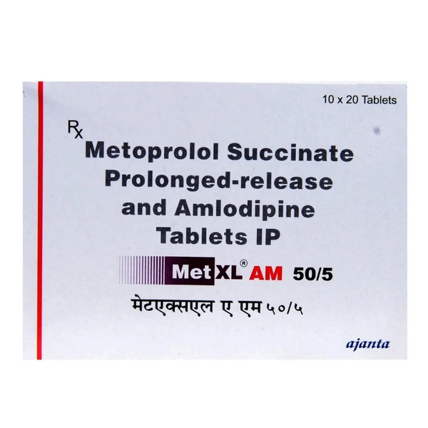 Rx MET XL AM 50/5 - 1X20 TABLETS - 1X20 TABLETS
