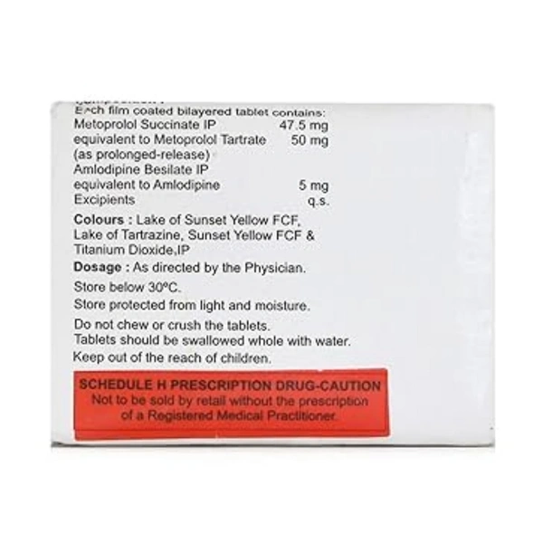 Rx MET XL AM 50/5 - 1X20 TABLETS - 1X20 TABLETS